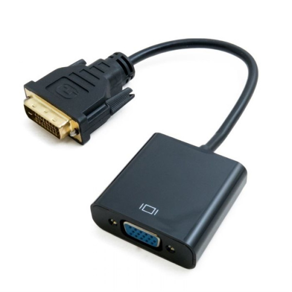 Адаптер Extradigital DVI-D Dual Link (Male)-VGA (Female), 0.15 m